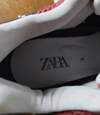 Scarpe sportive Zara uomo grigie rosse