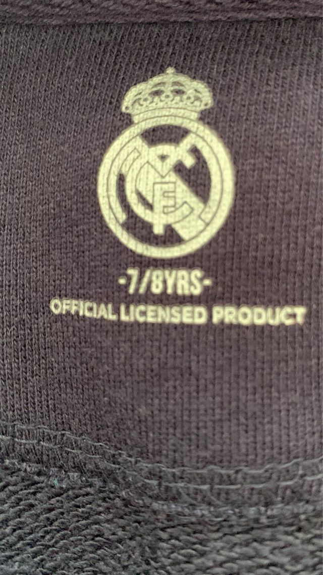 Sudadera Real Madrid Azul Marino