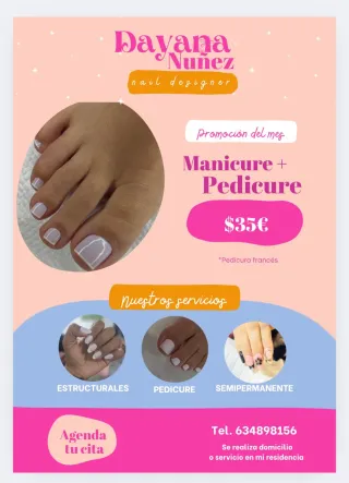 Manicurista certificada.
