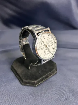 Orologio Quarzo Full Metal Argento