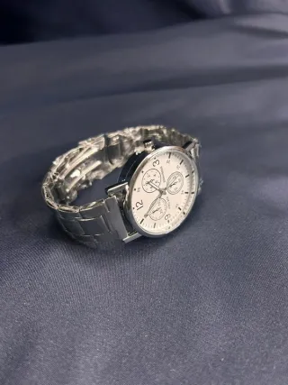 Orologio Quarzo Full Metal Argento