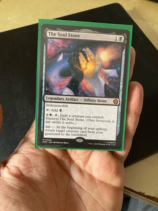MTG “The Soul Stone” - Marvel nera mint
