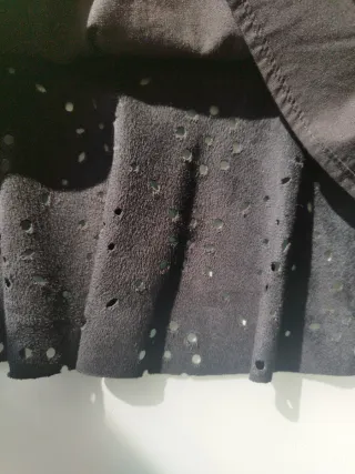 Falda polipiel niña T9/10 de Mango