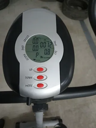 Bicicleta Estática Gris