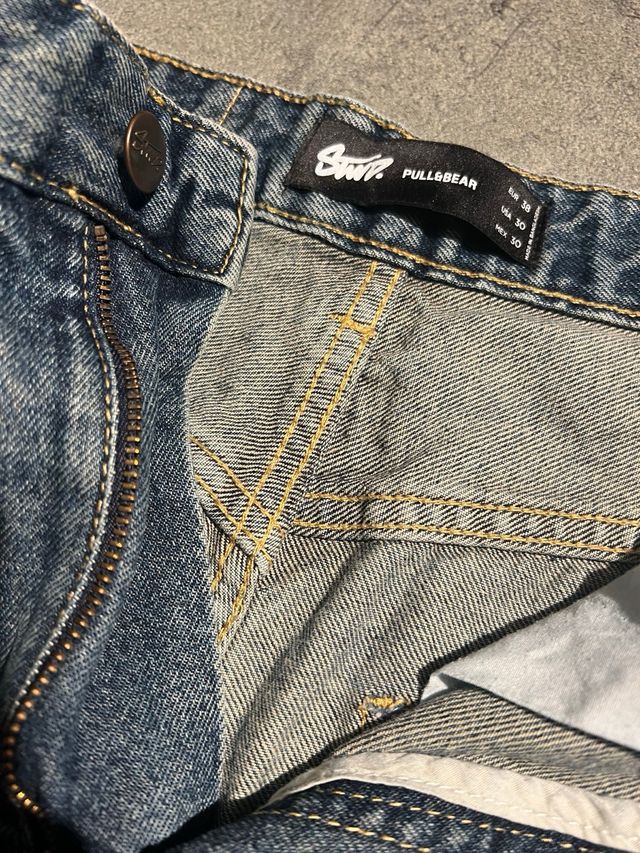 Pantalón vaquero Pull&Bear cargo talla 38