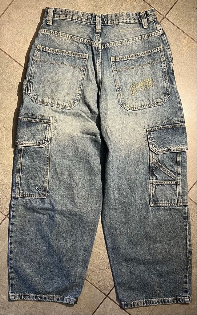 Pantalón vaquero Pull&Bear cargo talla 38