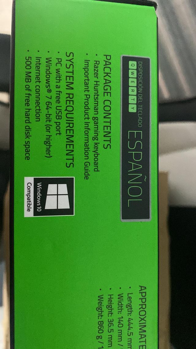 Razer Huntsman Opto-Mecánico Nuevo Sellado