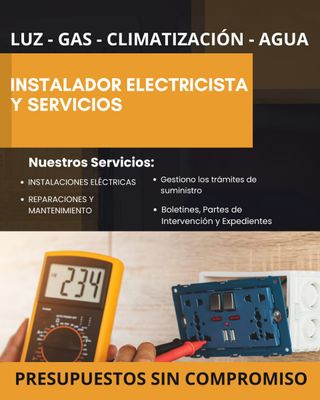 Electricista, instalador, técnico, instalaciones