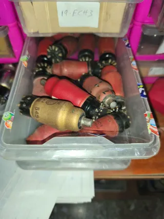 Válvulas Radio Antiguas Serie Roja