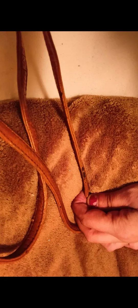 Bolso Pismar Marrón y Dorado