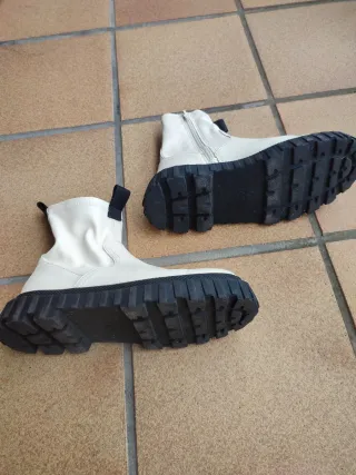 Botas Zara Kids Blancas Talla 36