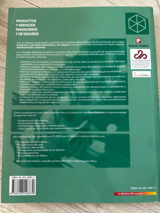 Productos y servicios financieros y de seguros