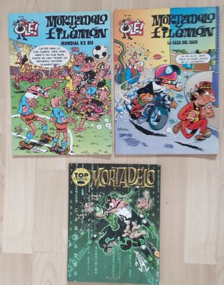 Lote 3 comics Mortadelo y Filemón