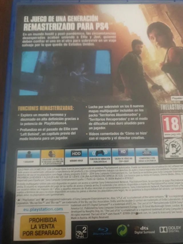 The Last of Us Remastered PS4