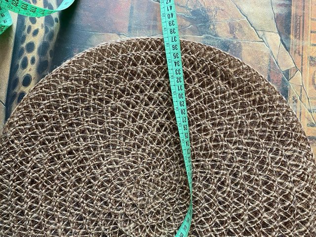 Manteles individuales de yute (beige/marrón)