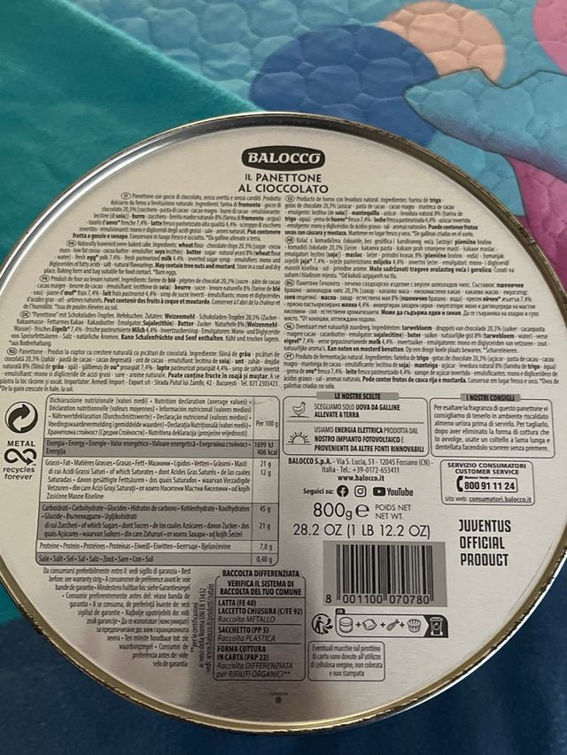 Latta Balocco Juventus