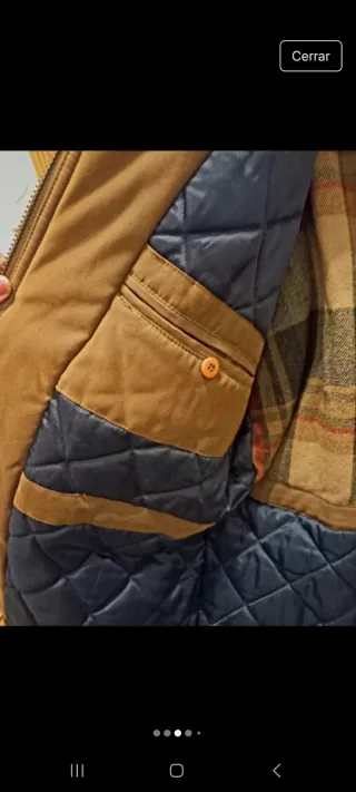 Chaquetón de hombre marrón