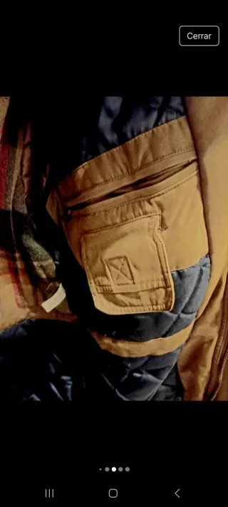 Chaquetón de hombre marrón