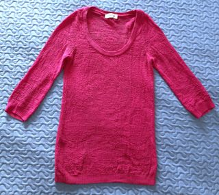 Jersey fucsia calado