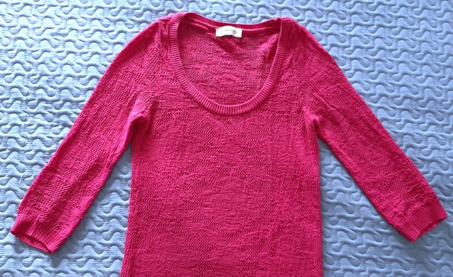 Jersey fucsia calado