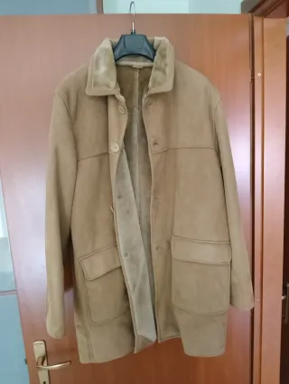 Giaccone scamosciato uomo vintage