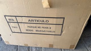 Parque para perros plegable