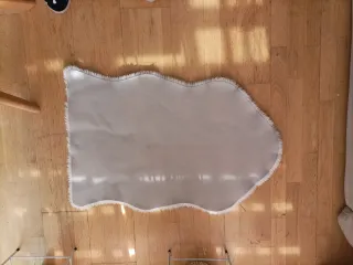 Tappeto Ikea bianco a pelo lungo