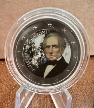 Set 3 Monete 2 Euro Italia FDC Colorate