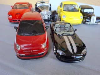 Modellini auto: Ferrari, Fiat, VW, Jaguar