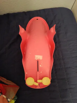 Bañera para muñeca rosa