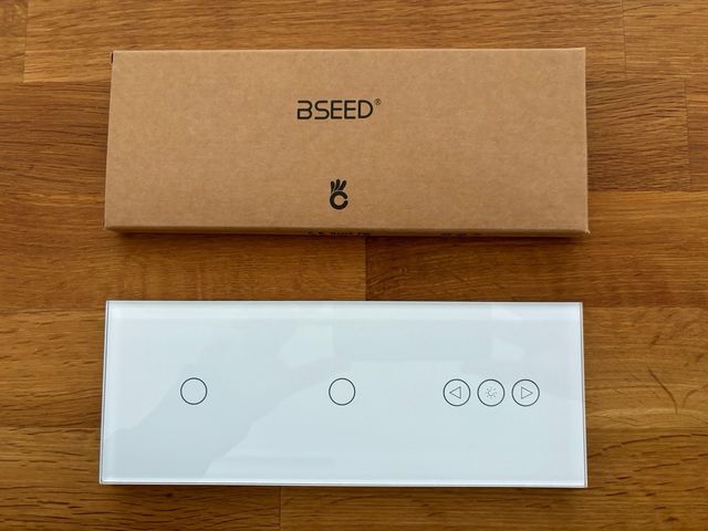Panel Bseed 2 Pulsadores + Dimmer