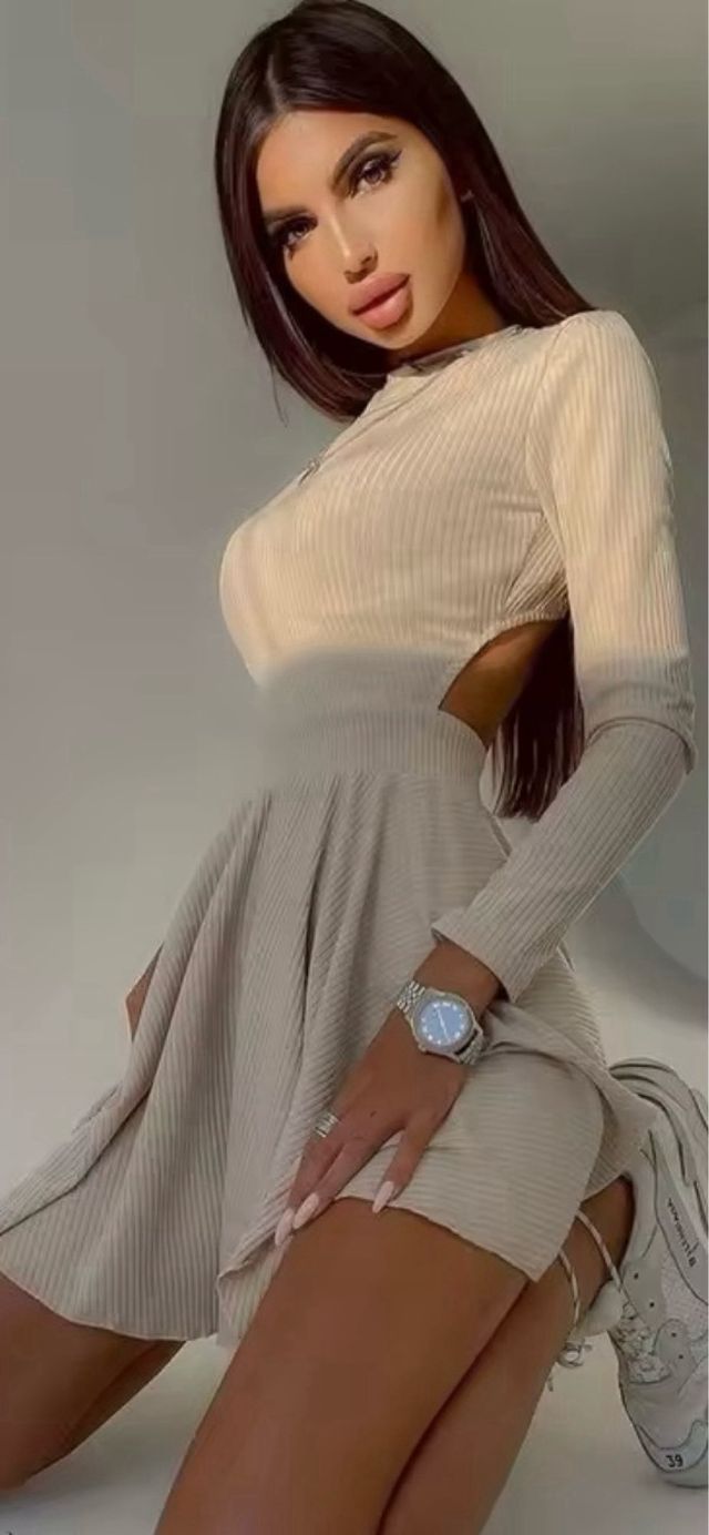 Pack 5 Vestidos Beige Talla Única