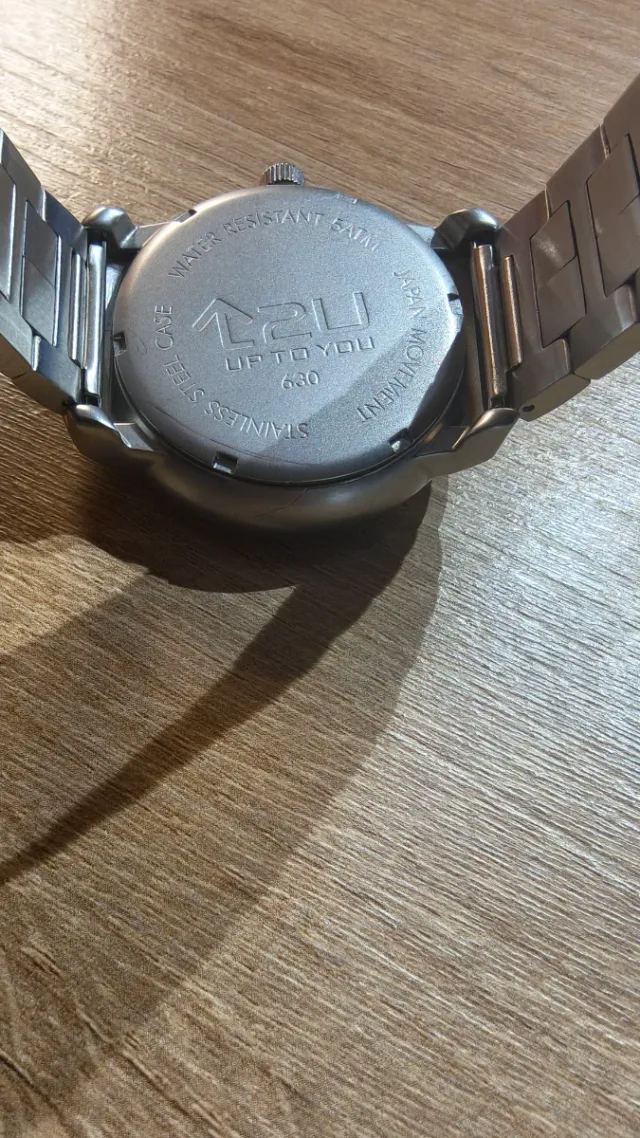 Reloj 2u Up to you Negro y Plateado