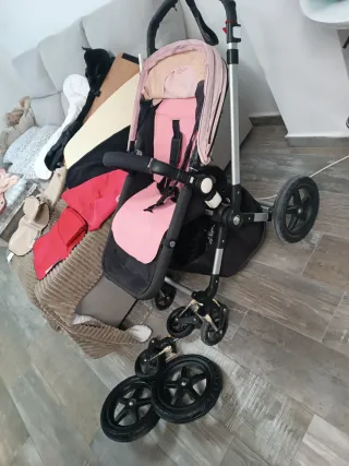 Carro Bugaboo 3 con accesorios