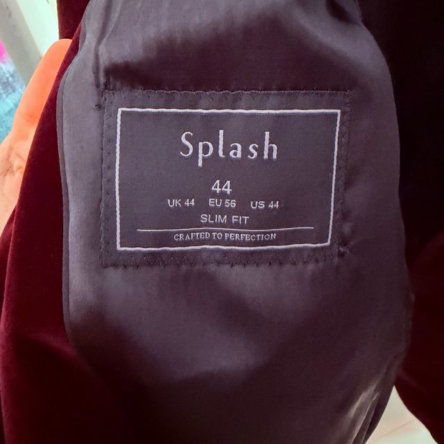 Chaqueta de Terciopelo Borgoña