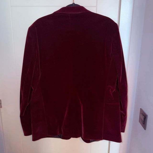 Chaqueta de Terciopelo Borgoña