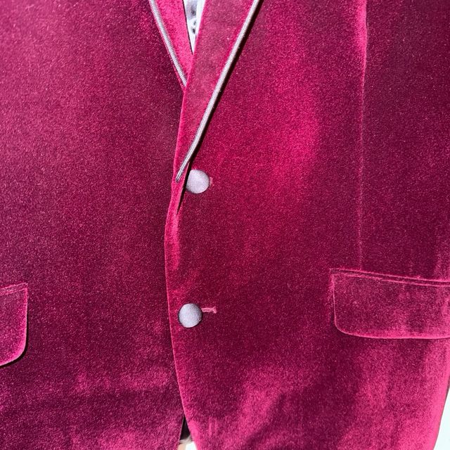 Chaqueta de Terciopelo Borgoña