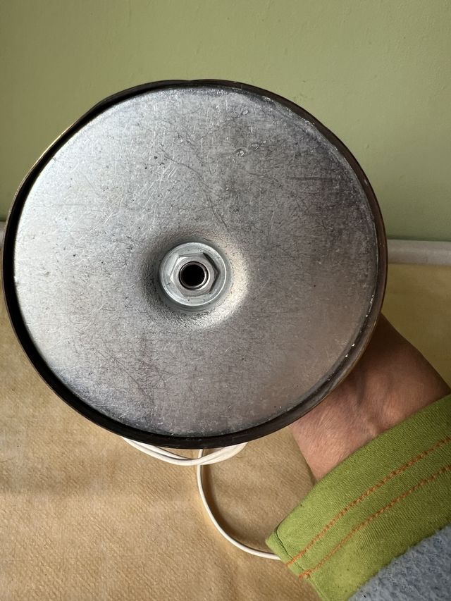 Lámpara de mesa metal vintage J