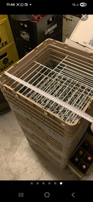 Cajas de plástico apilables