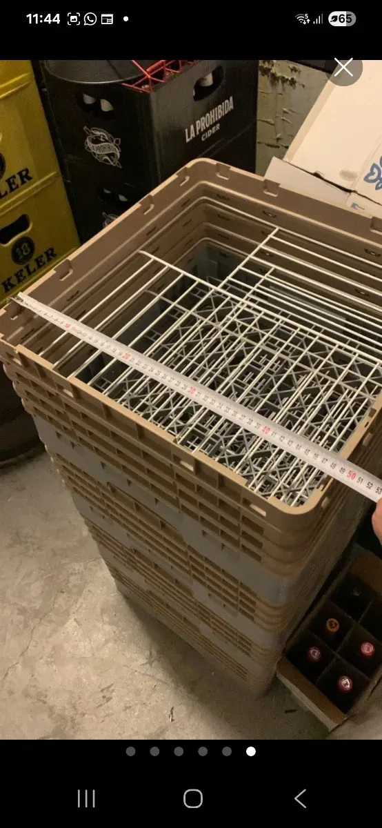 Cajas de plástico apilables