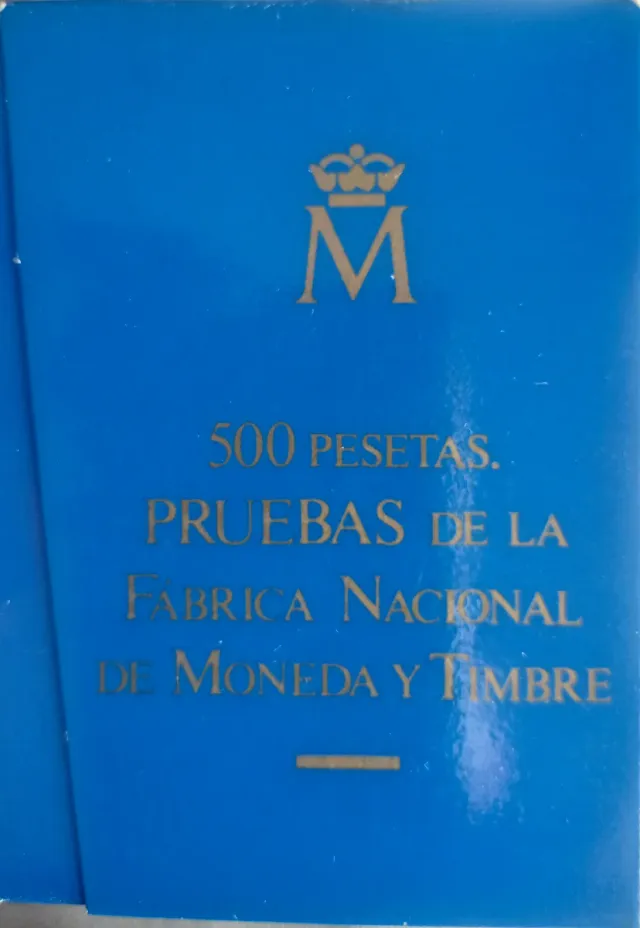 Pruebas 500 Pesetas FNMT
