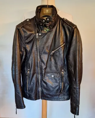 Cazadora Cuero Gipsy Negra