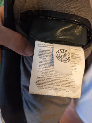 Cazadora Cuero Gipsy Negra