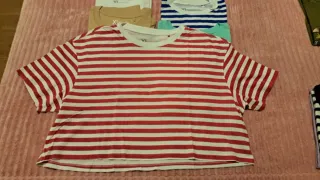 Camisetas Crop Top Básicas Variadas Talla XL