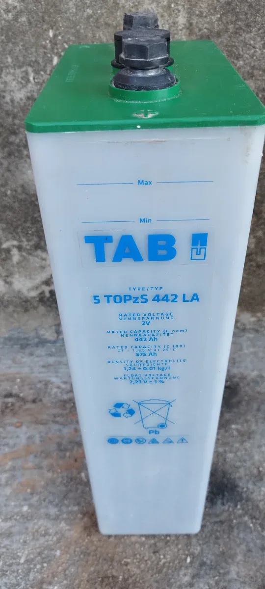 Batería Solar TAB 5 TOPzS 442 LA 2V