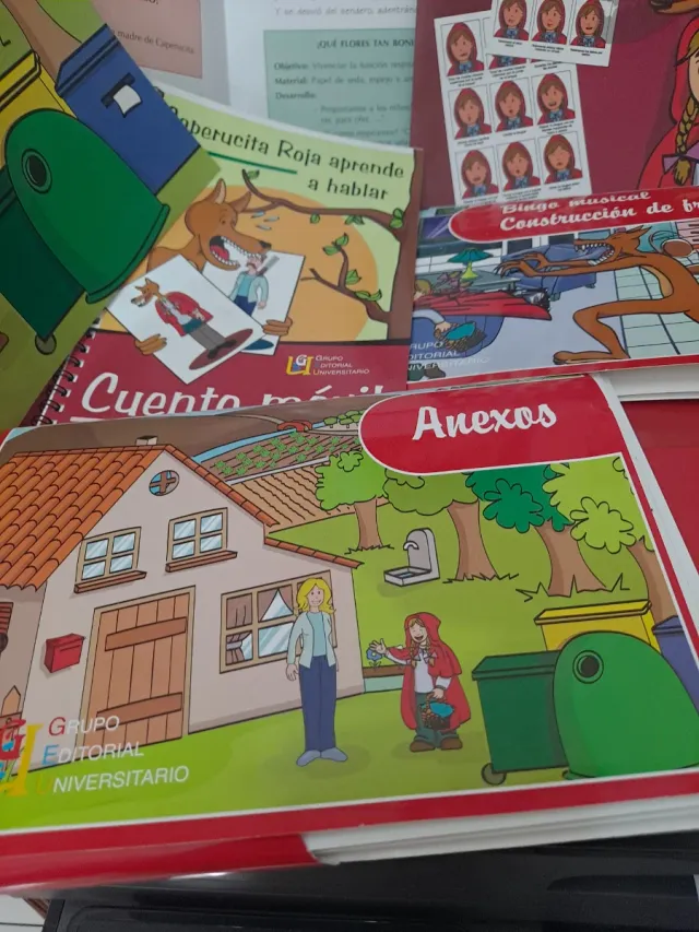 Aprende hablar caperucita roja, estimulación lengu