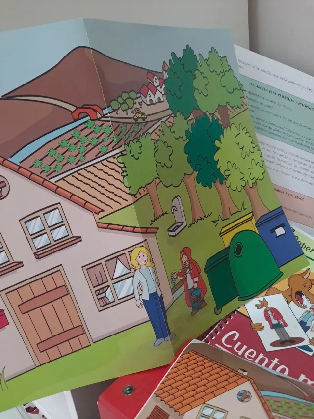 Aprende hablar caperucita roja, estimulación lengu