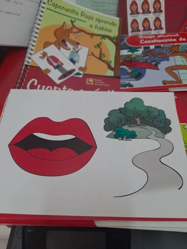 Aprende hablar caperucita roja, estimulación lengu