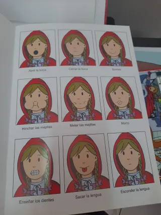 Aprende hablar caperucita roja, estimulación lengu