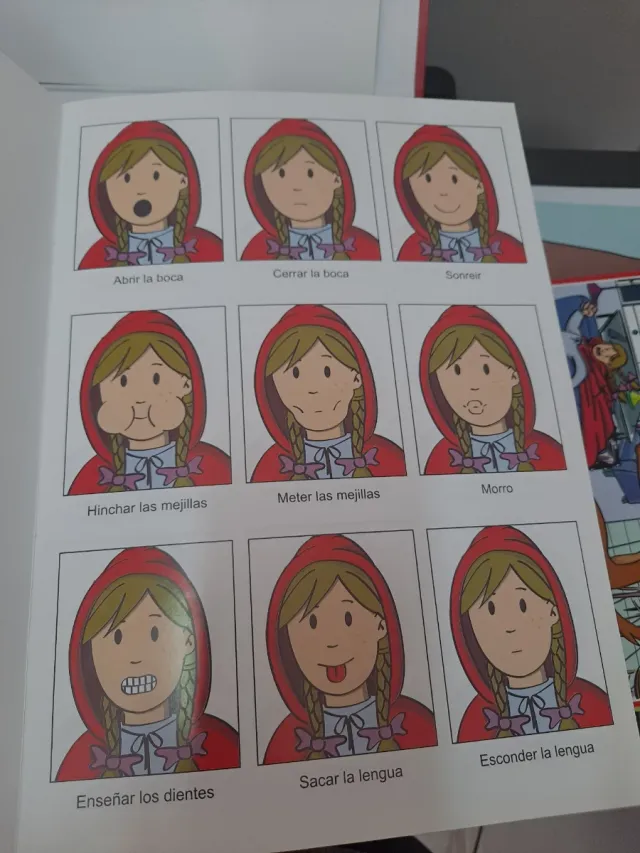 Aprende hablar caperucita roja, estimulación lengu